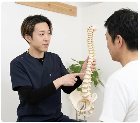 施術台の様子